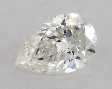 GIA 0.31 Carat H-SI1 Ideal Cut Pear Diamond